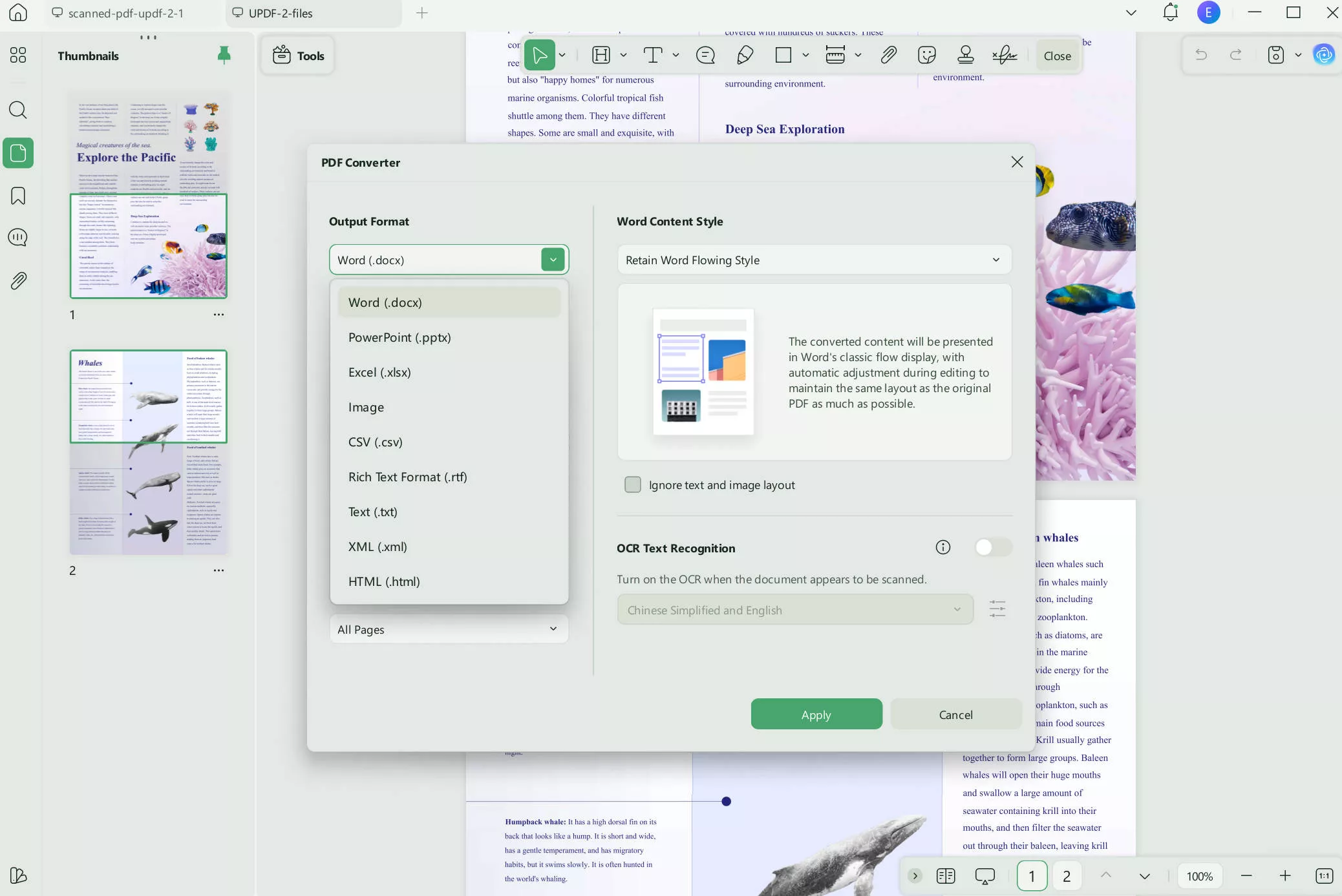 convert pdf to text