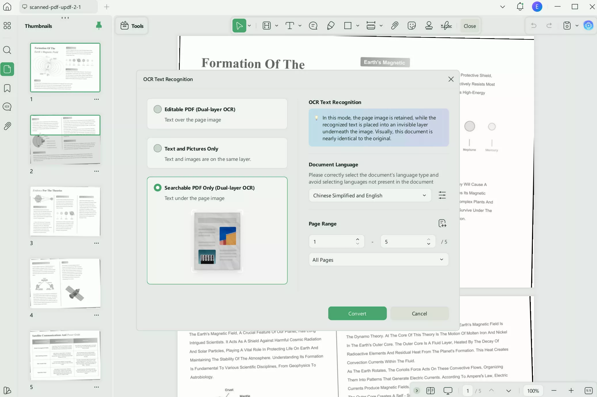 how to copy text from pdf to word with ocr