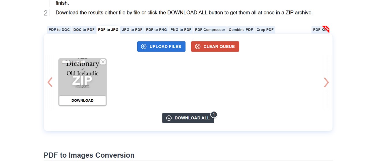 Conversores de PDF para Imagem Online