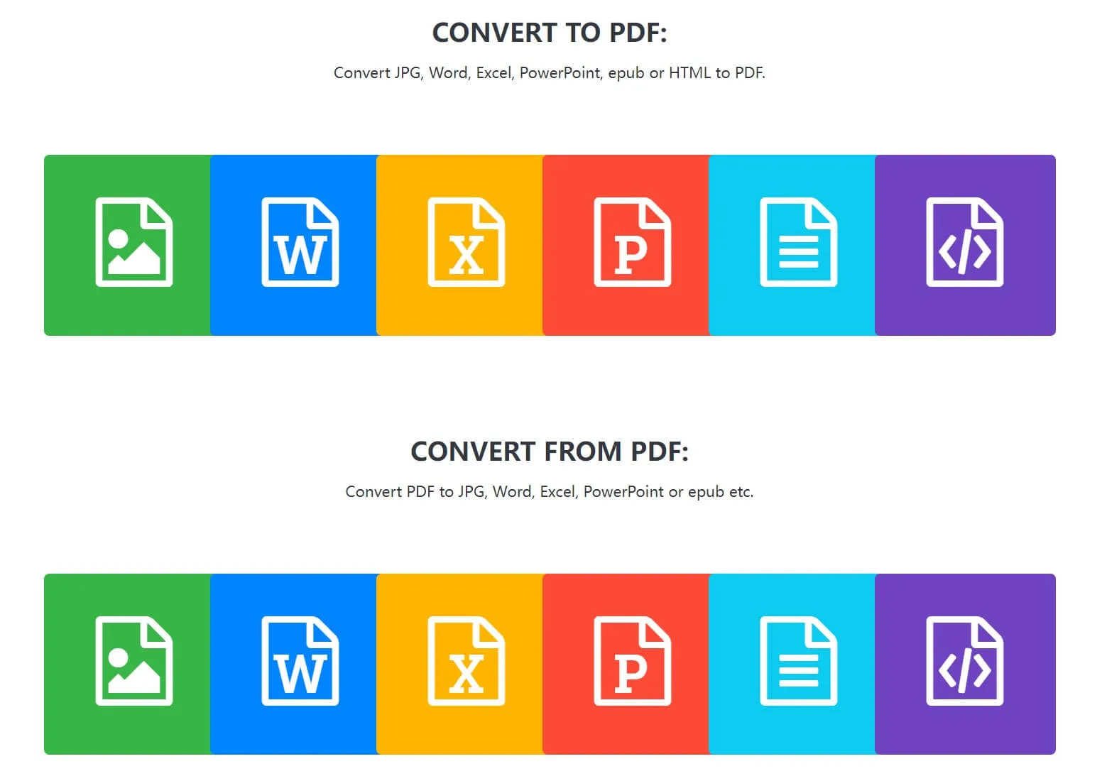 convertire PDF in PNG PDFConvertOnline