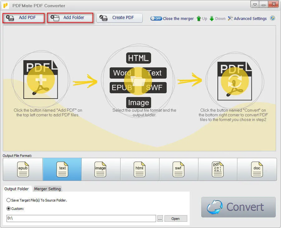 Convertitore gratuito da pdf a html