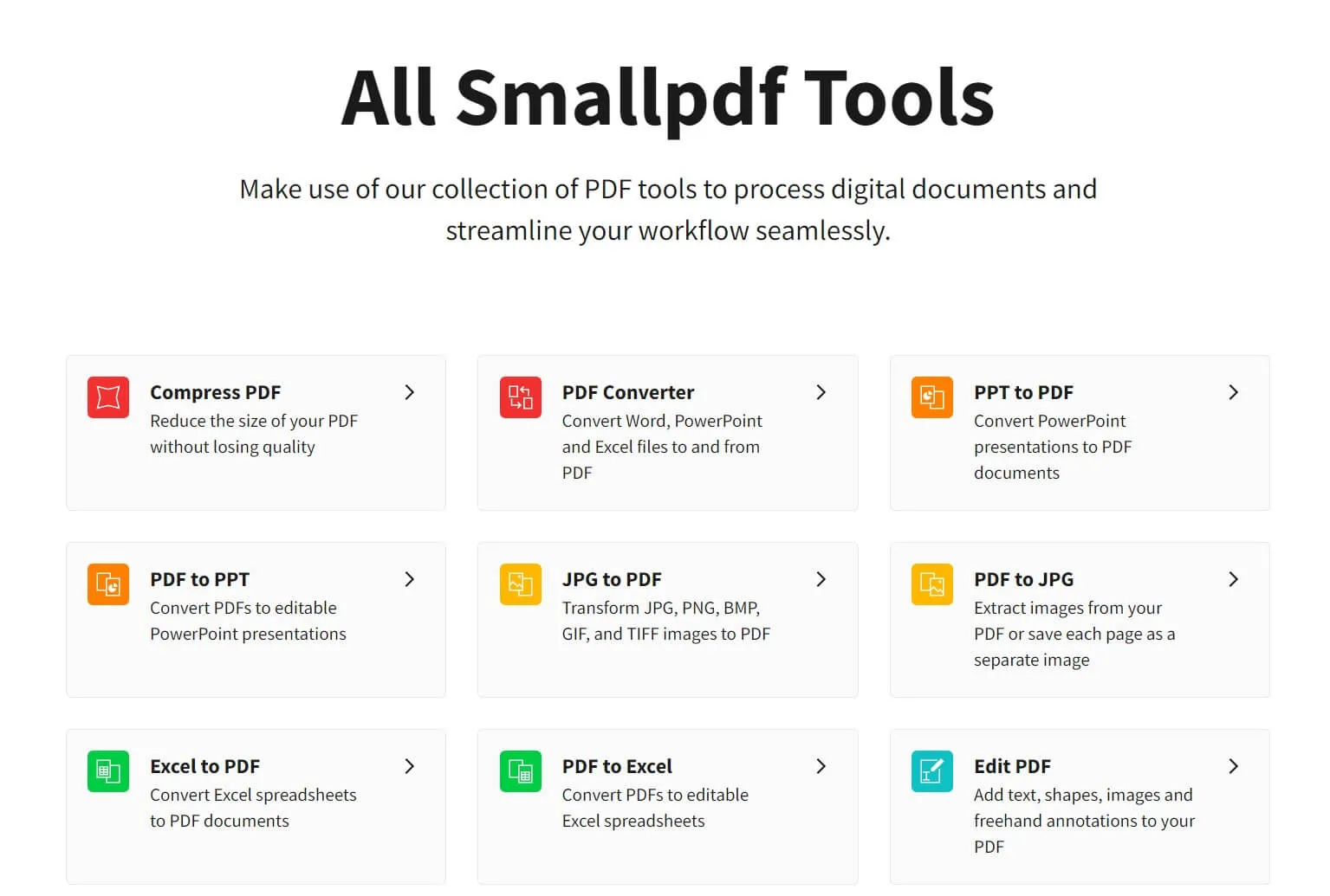 pdf to xls converter online - smallpdf