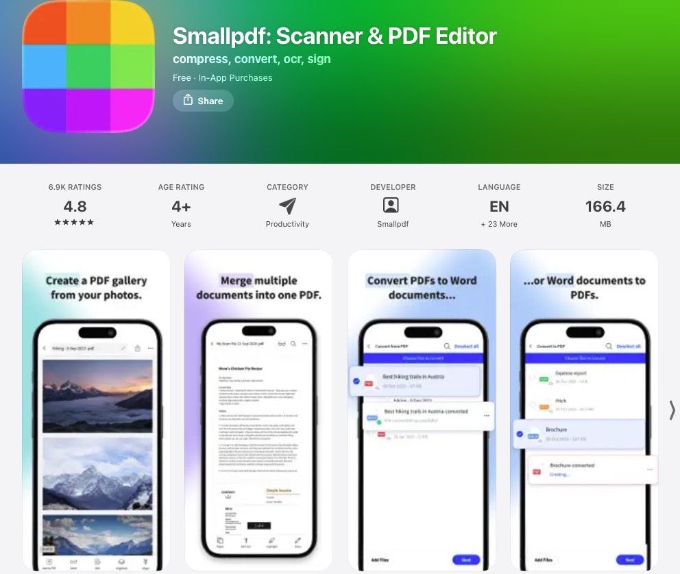 smallpdf app store version