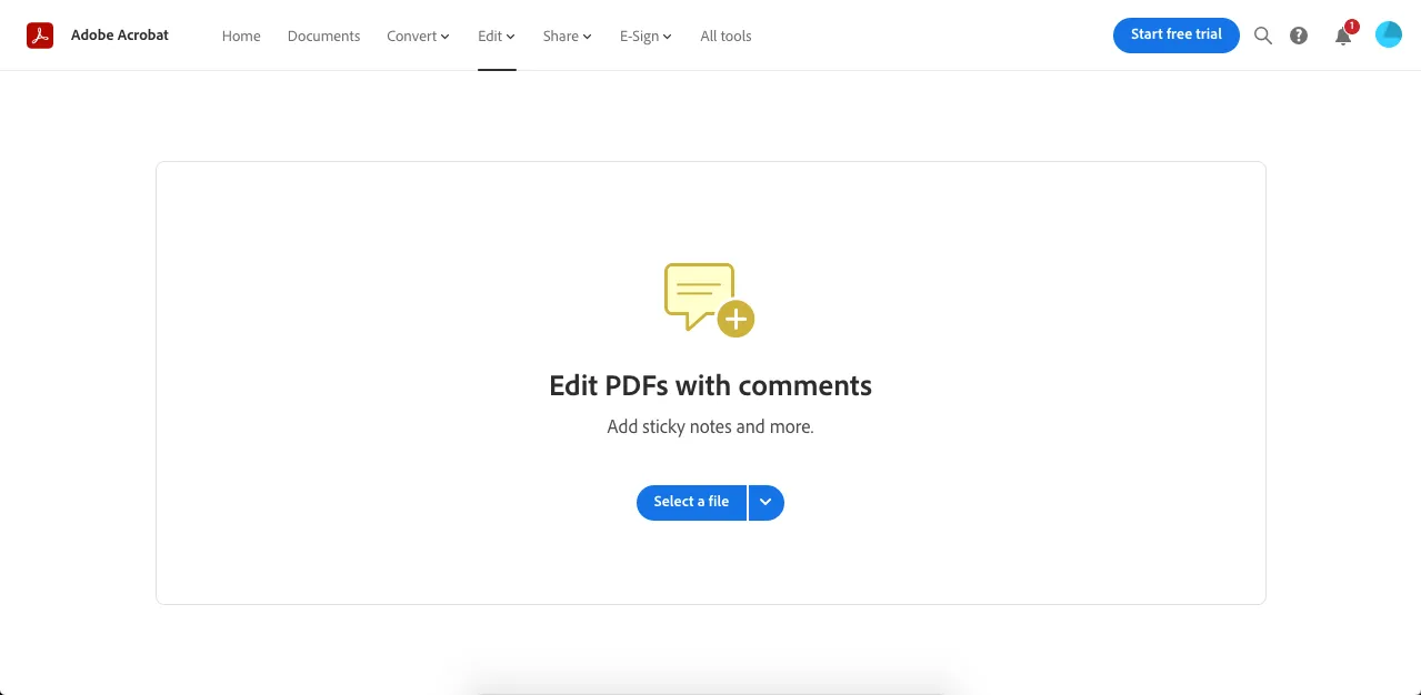 éditeur de PDF gratuit en ligne