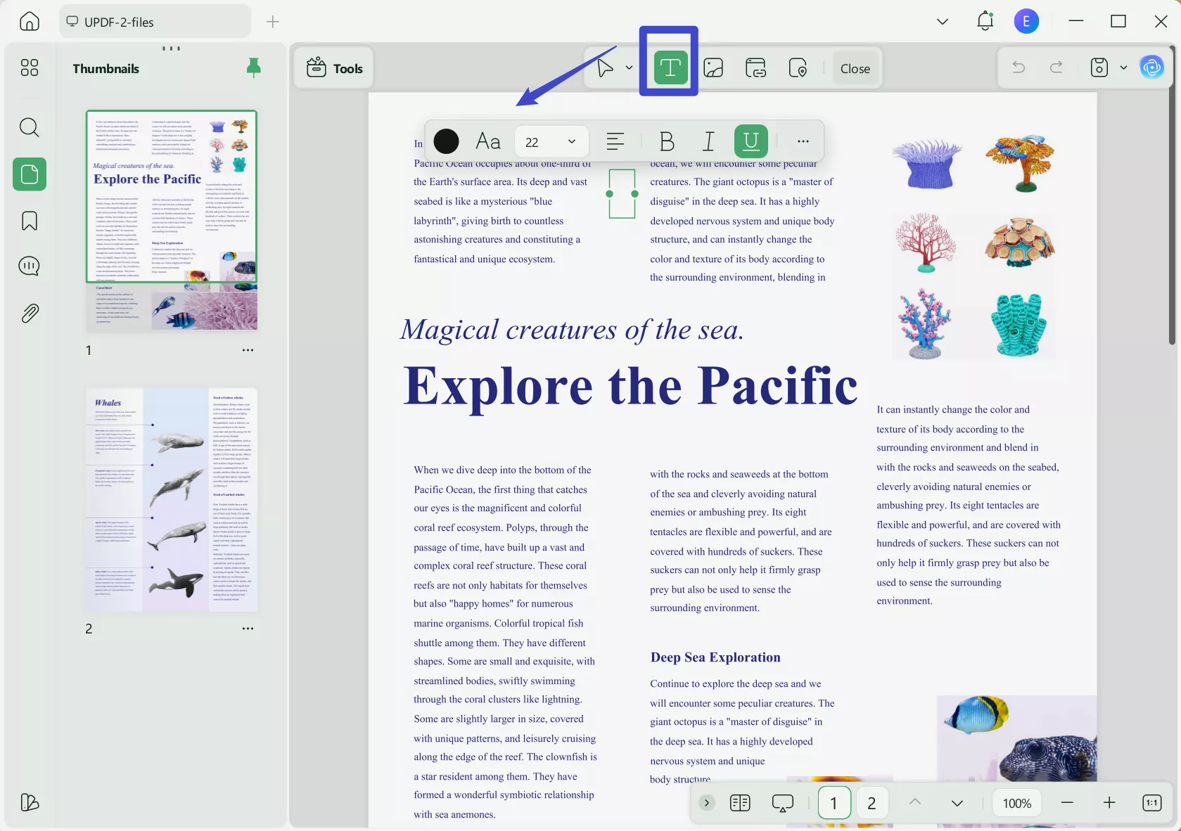 edit text in edit mode