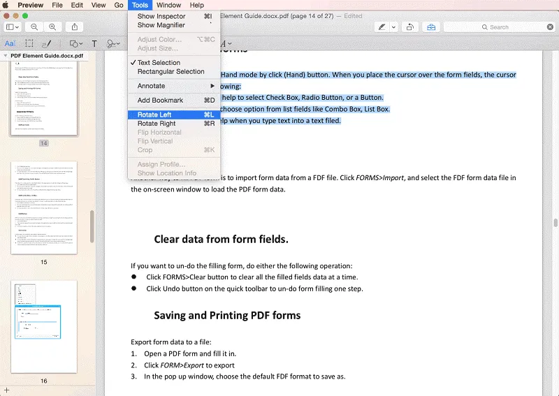 how to edit a pdf in preview