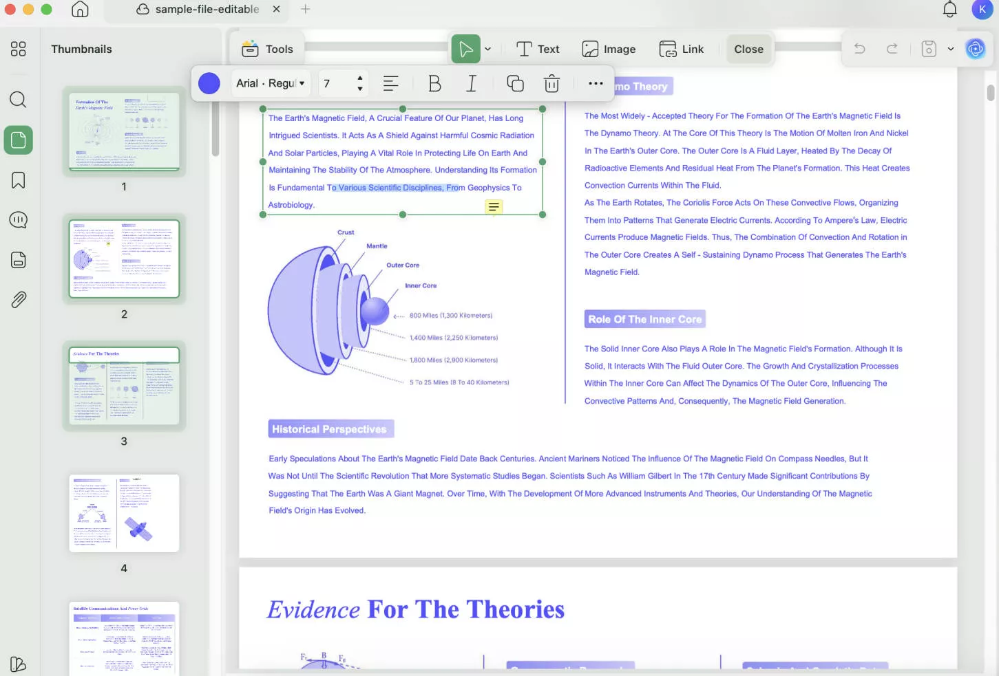 edit pdf text