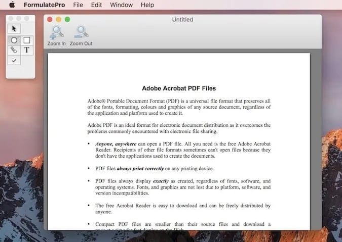 editor de PDF de código aberto para Mac