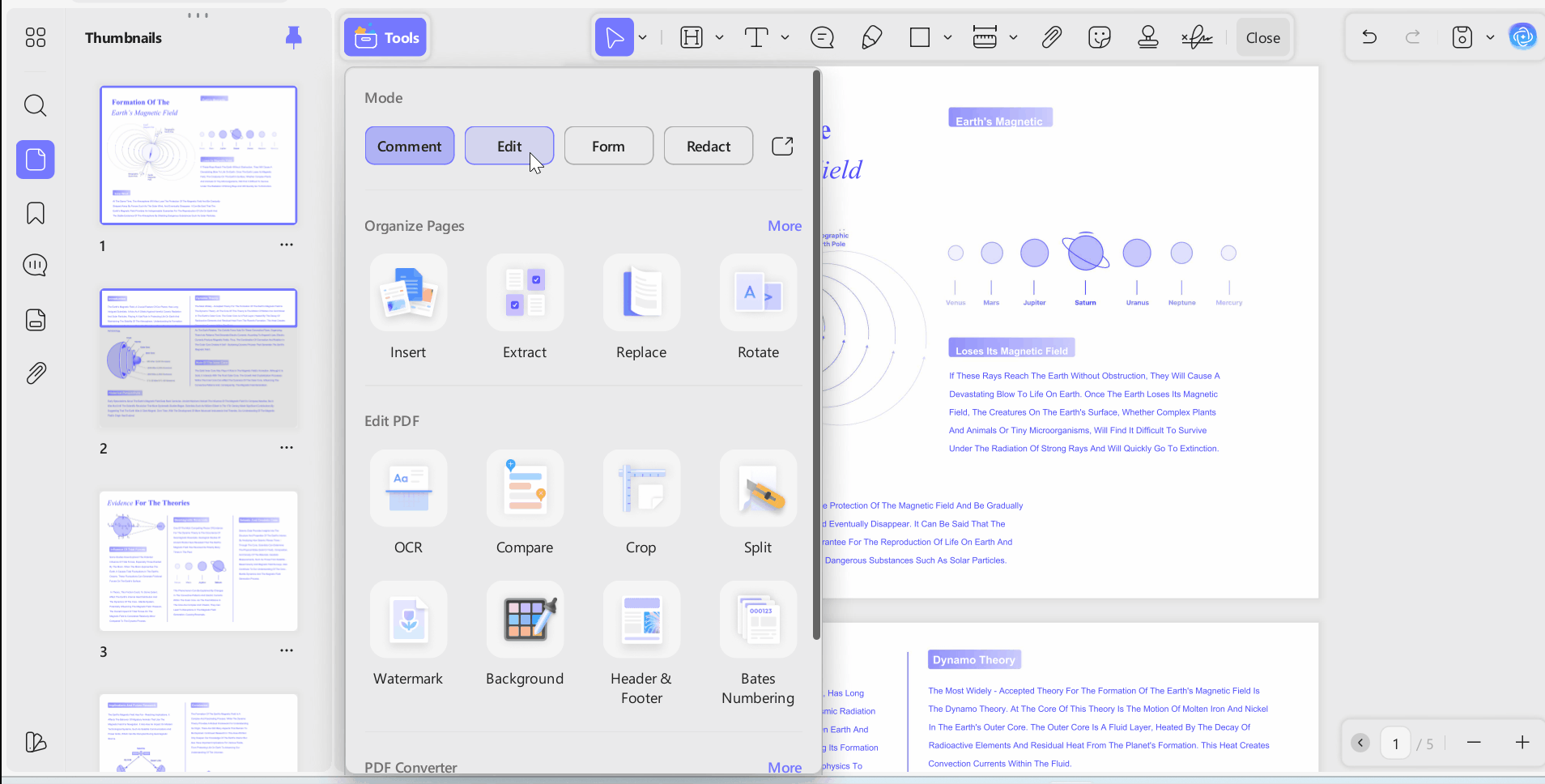 change pdf text color