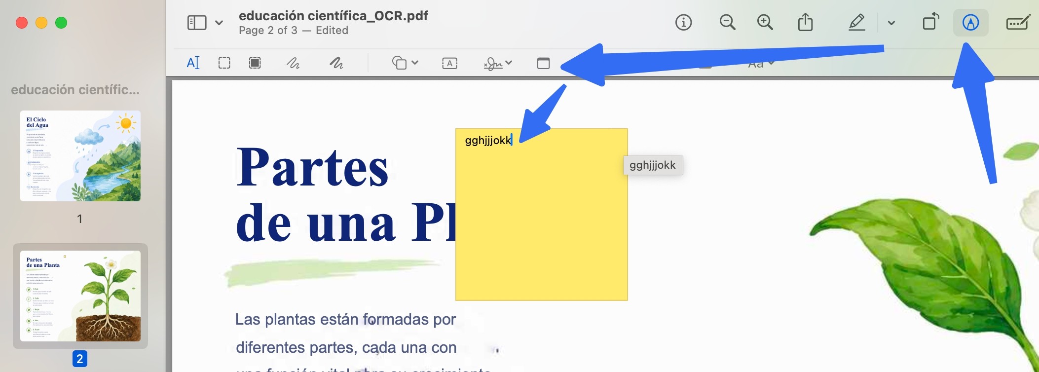 add comments in mac preview