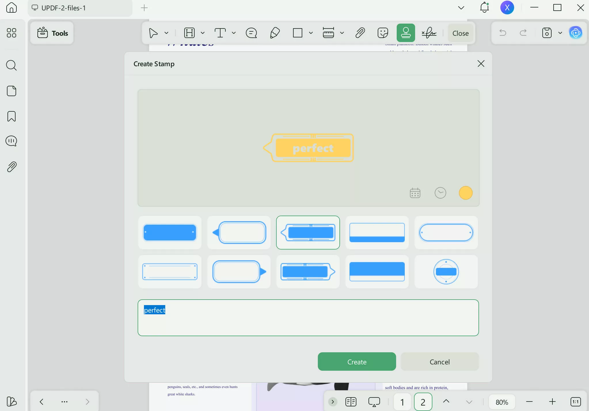 how to annotate pdf stamps