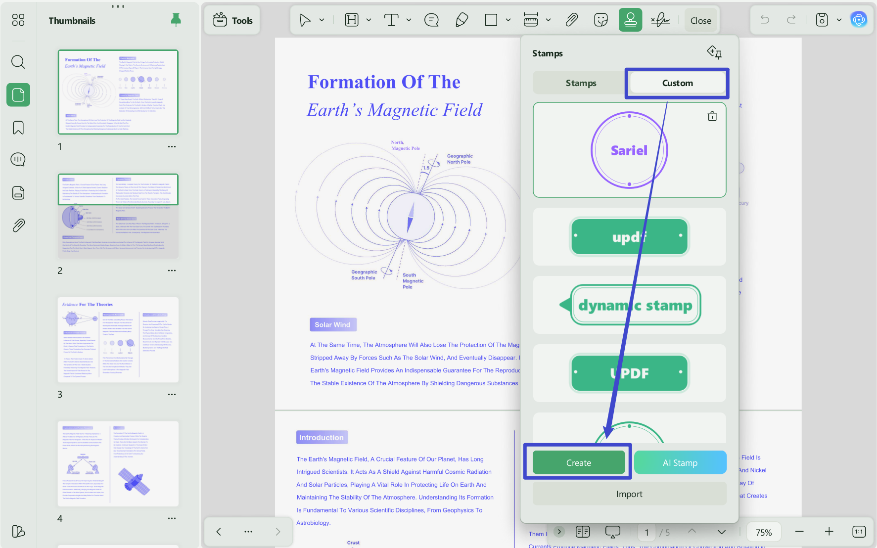 custom pdf stamp