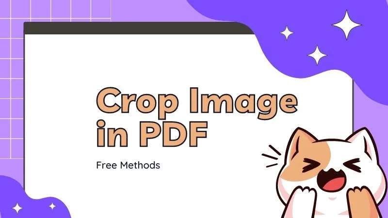How to Crop PDF Image for Free