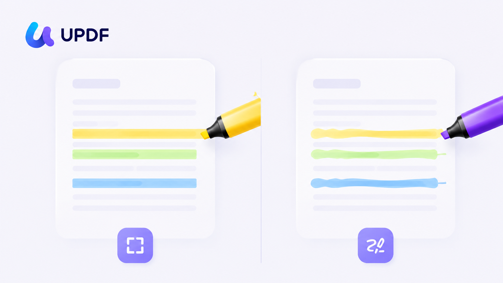 different highlighters updf