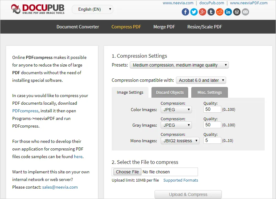 convertire pdf con DocuPub