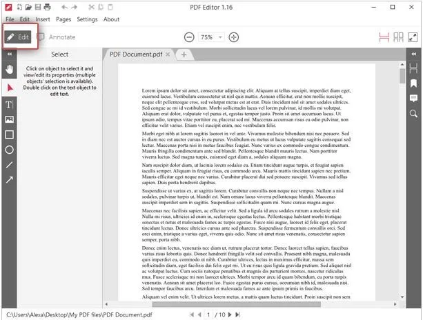 PDF Editor – Edite PDFs Gratuitamente - Icecream Apps