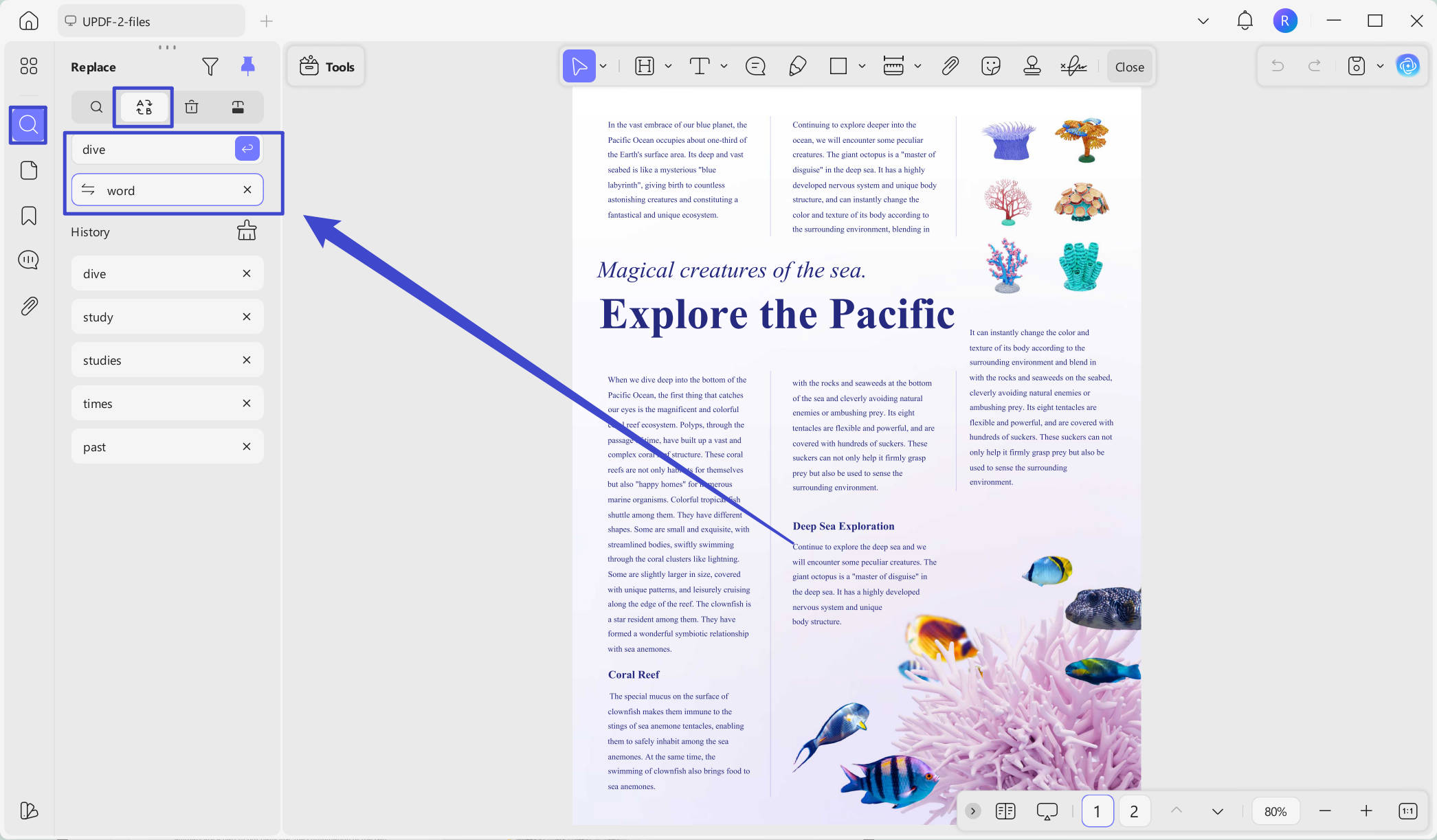 search text in pdf