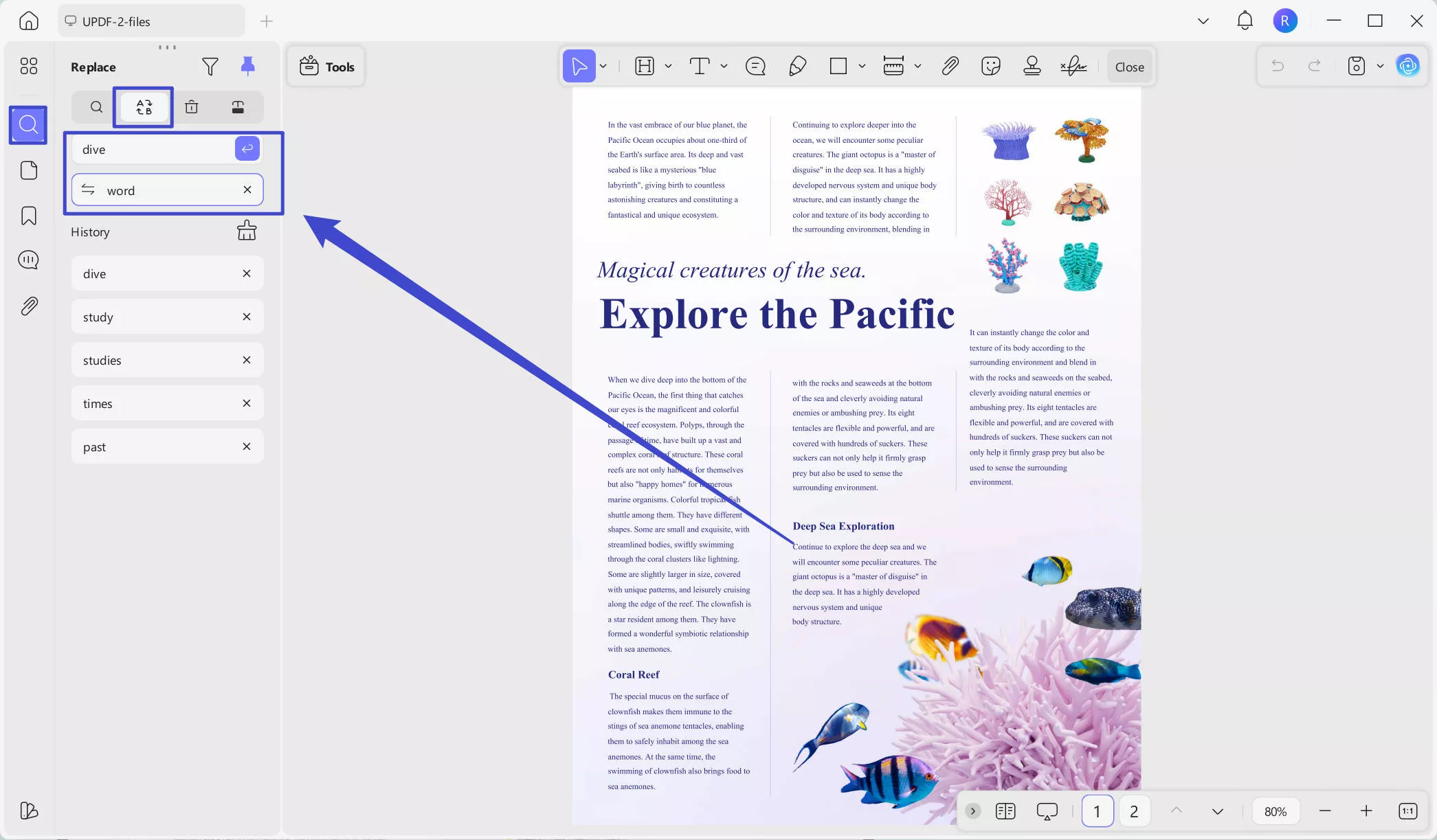 search text in pdf
