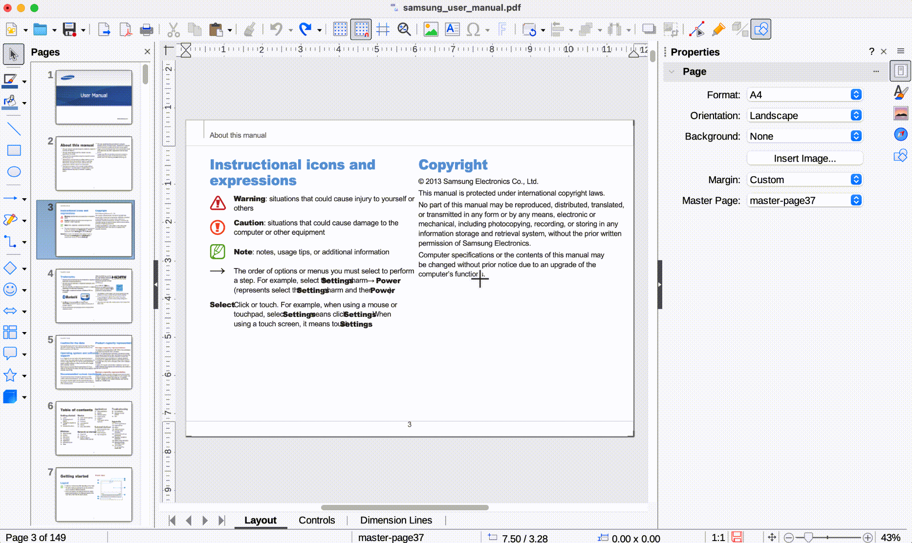 LibreOffice free pdf editor for windows