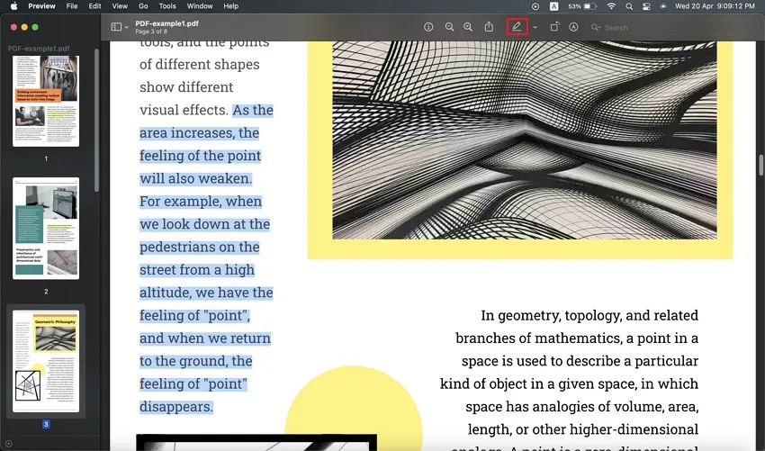 how to highlight on mac pdf with preview