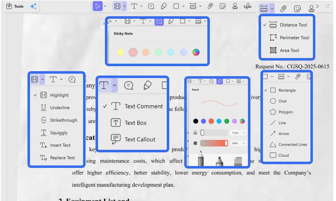 add notes to pdf with UPDF