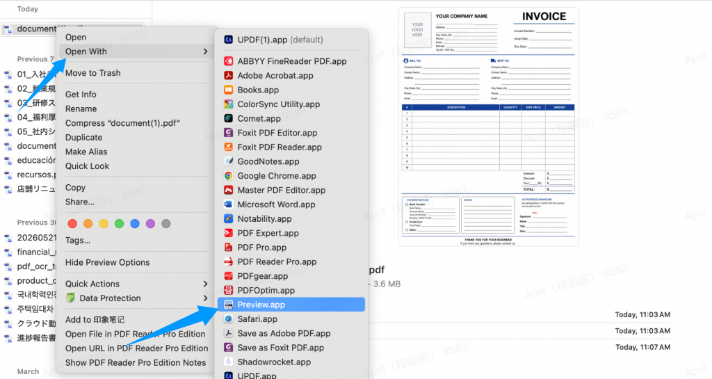 rearrange pages in pdf with mac