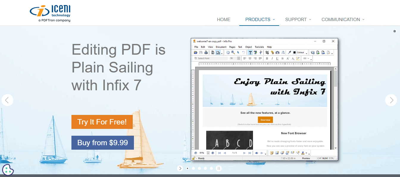 infix pdf editor official webpage