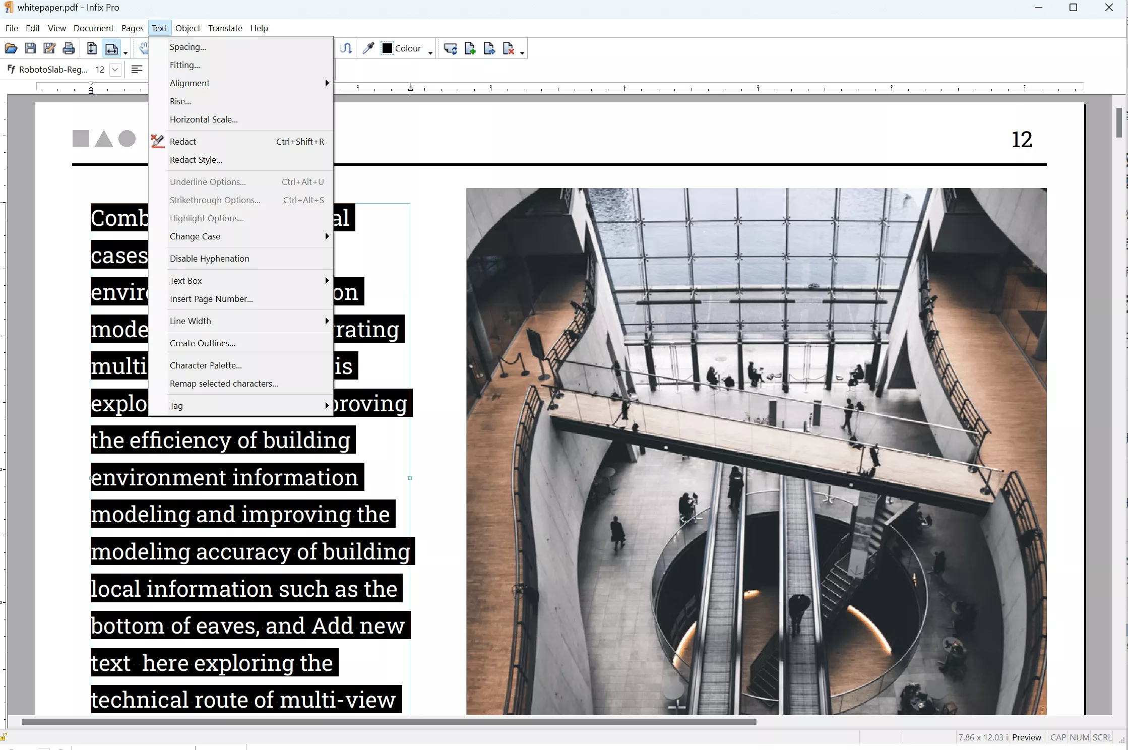 edição do infix pdf editor