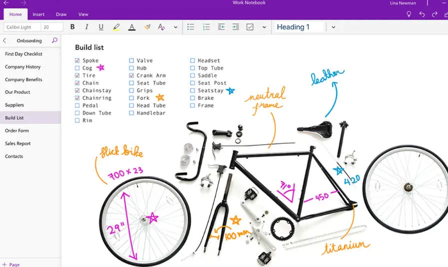 app per appunti universitari: Microsoft OneNote