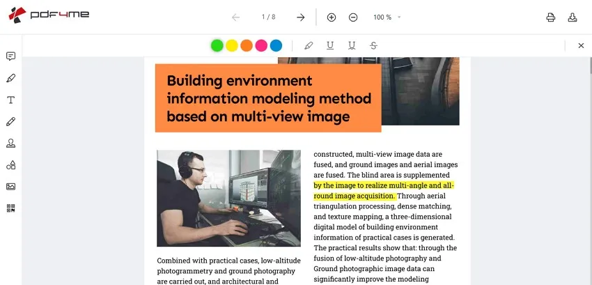 pdf online highlighter pdf4me