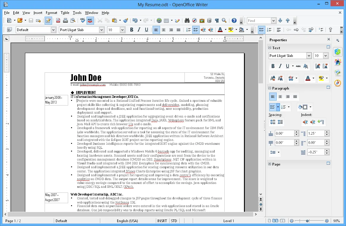 editor pdf open office per windows 10