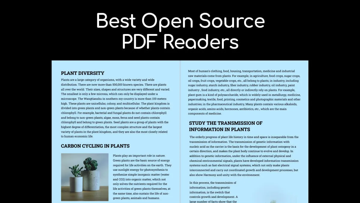 Top 6 Open Source PDF Readers in 2024 (User-Friendly)
