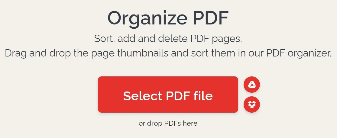 PDF-Seiten online bearbeiten - iLovePDF