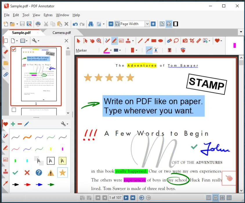 annotatore pdf per prendere appunti