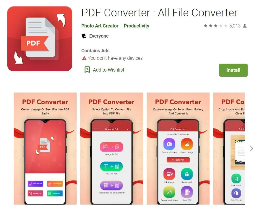 pdf converter mod apk