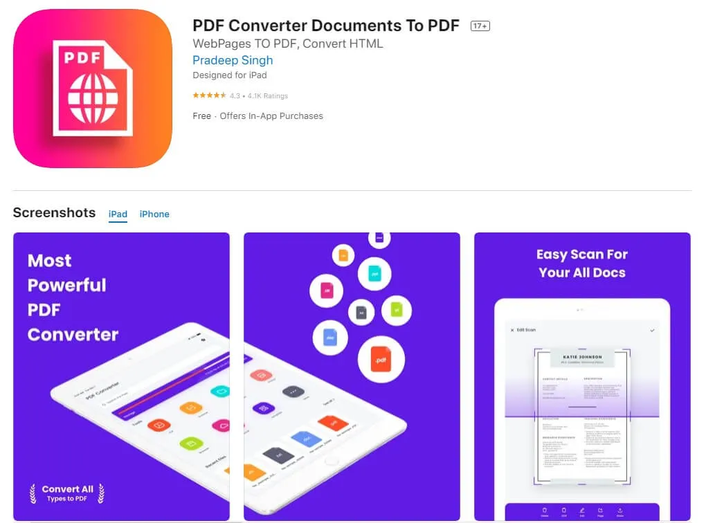 free pdf converter app for iphone pdf converter documents to pdf