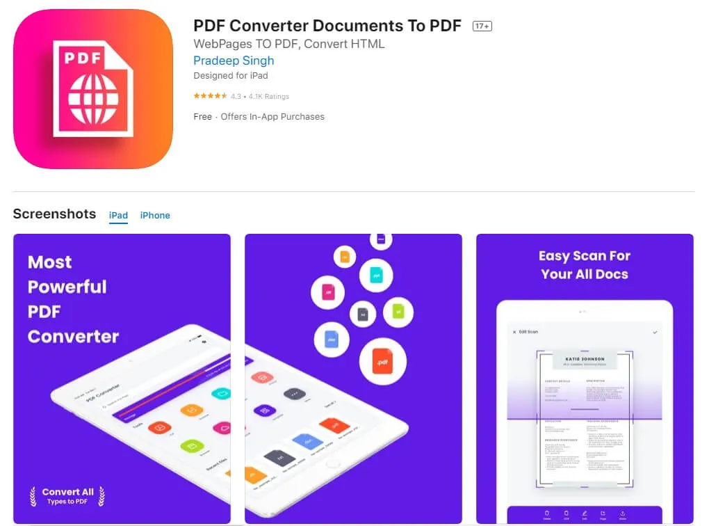 تطبيق تحويل pdf مجاني للايفون تحويل مستندات pdf إلى pdf