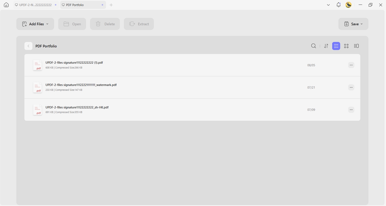 create pdf portfolio file