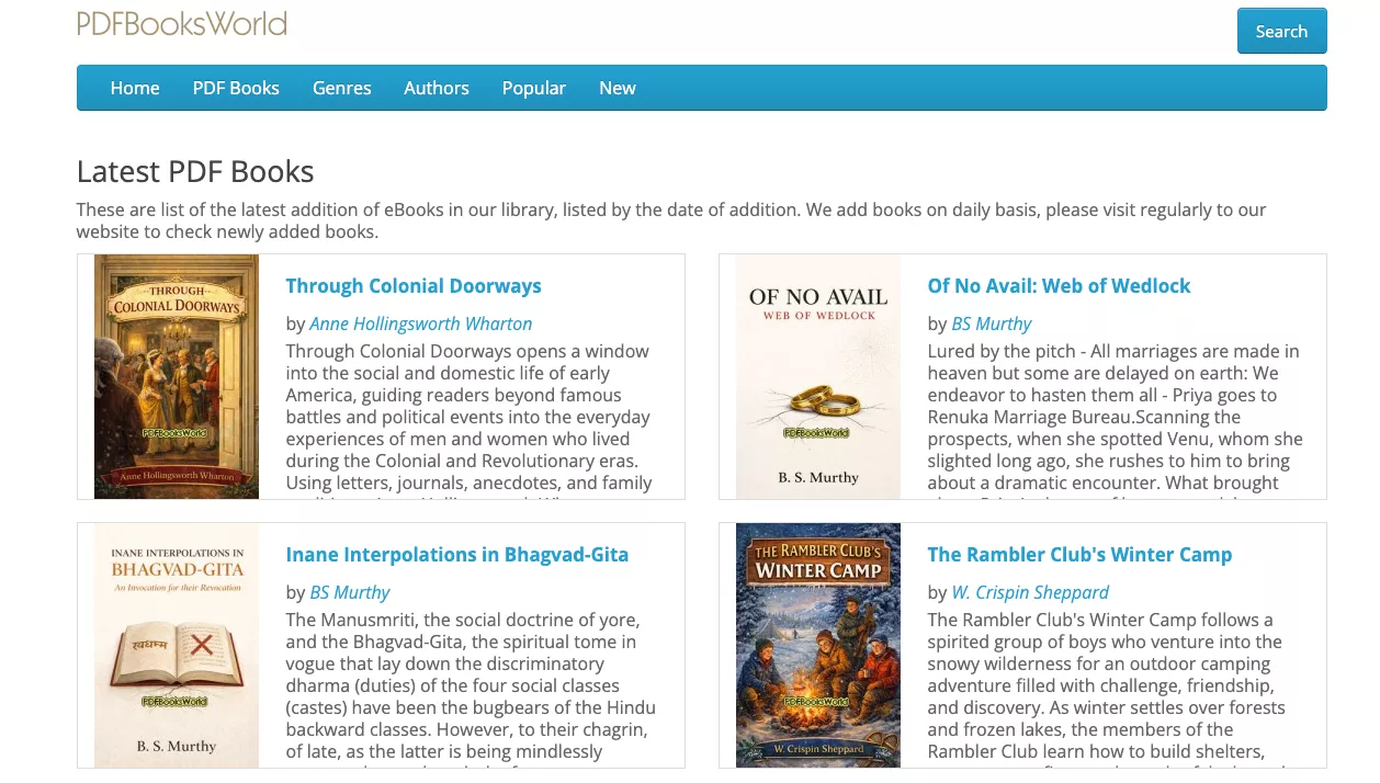 pdfbookworld website