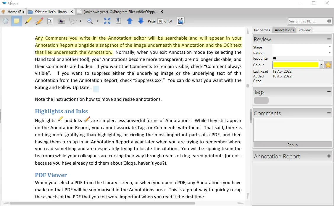 Giqqa PDF Annotations Windows