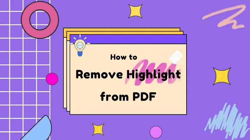 How to Remove Highlight from PDF