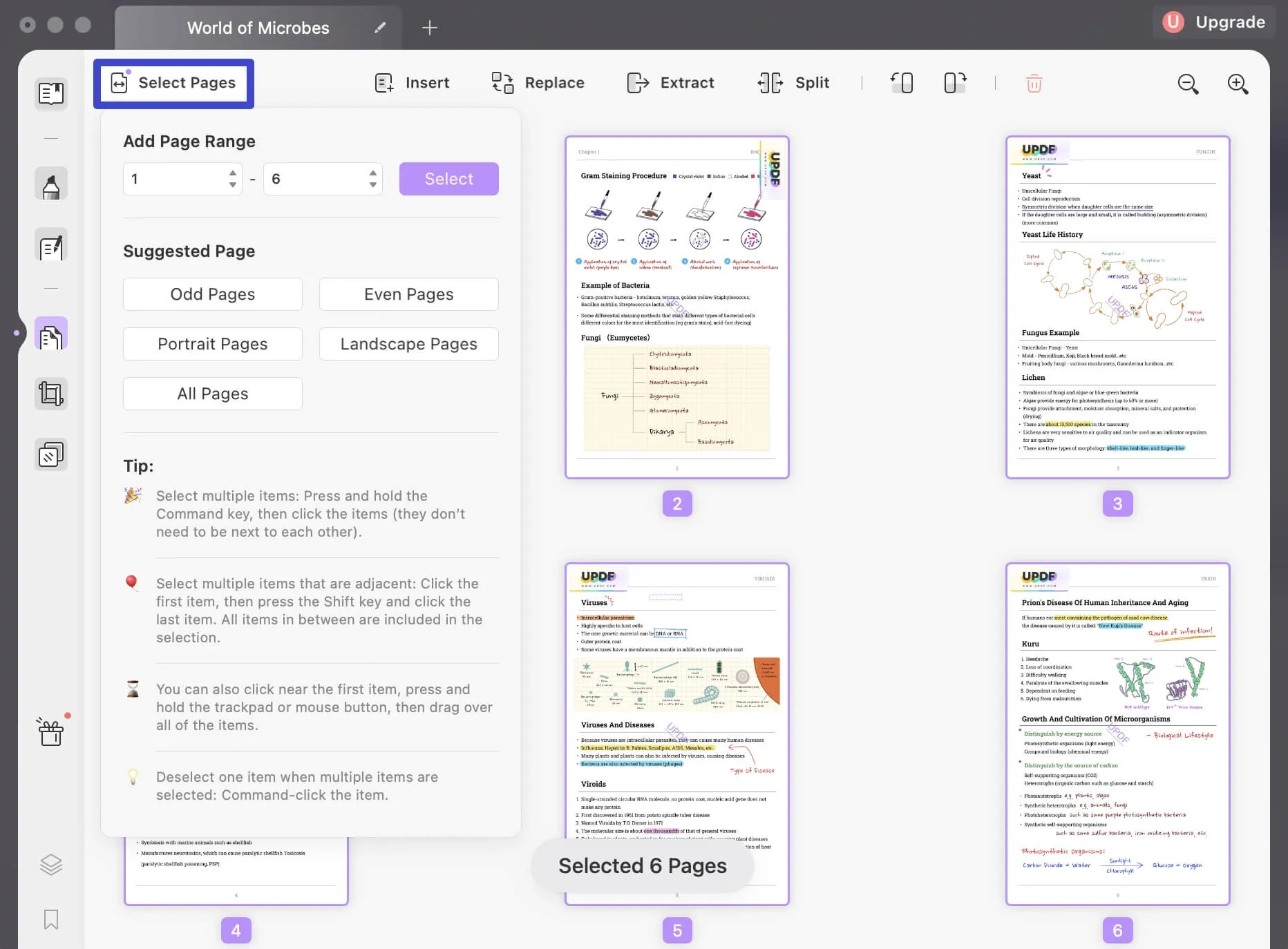 como salvar só uma pagina do pdf