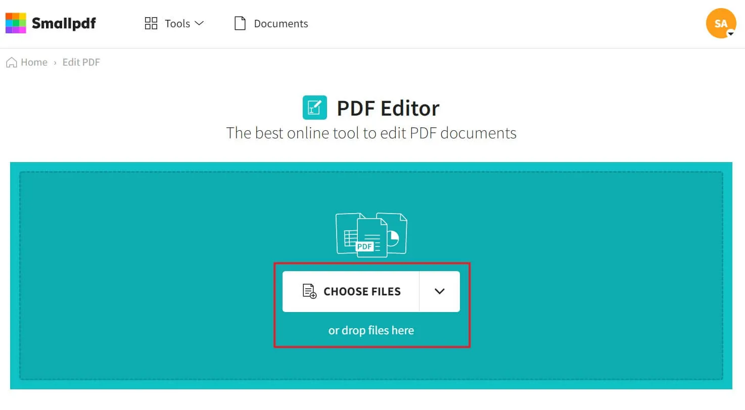 smallpdf 온라인 pdf 편집기