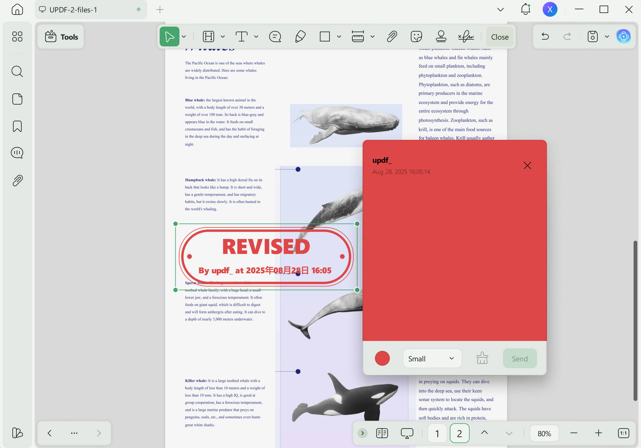 edit and add stamp to pdf