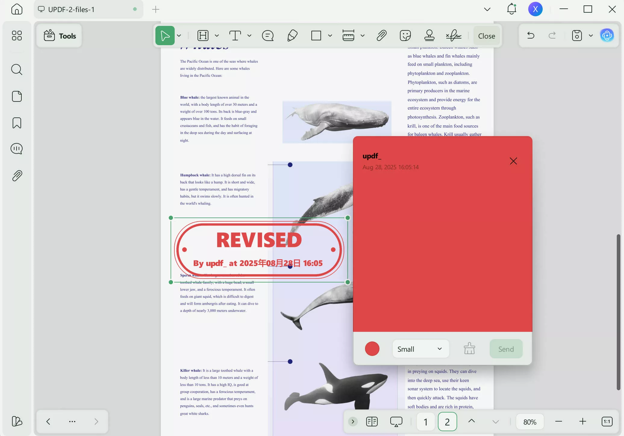 edit and add stamp to pdf