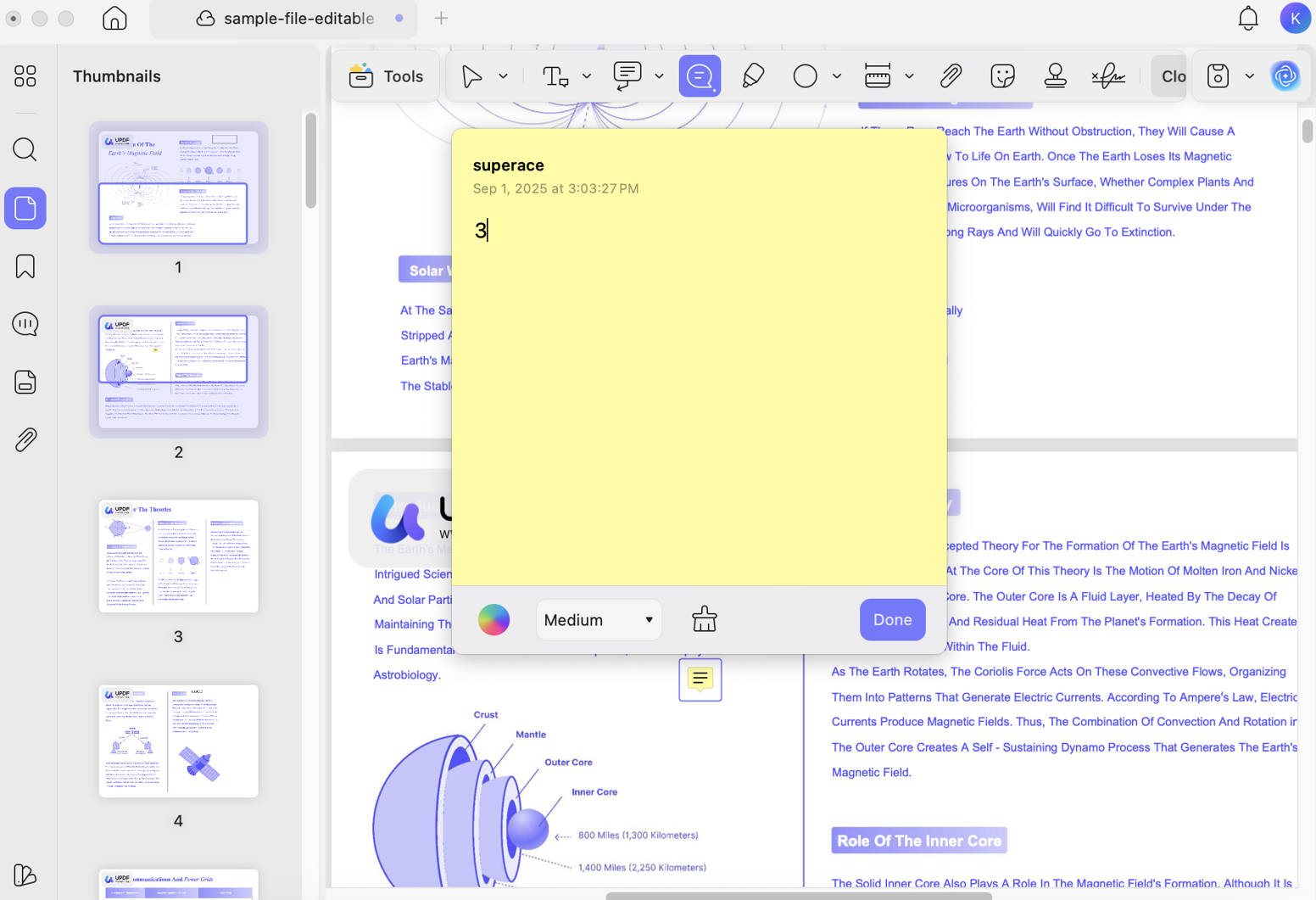 how to add comments in pdf file on mac