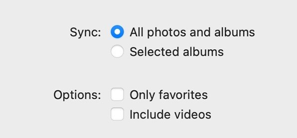 how to sync photos from iphone to mac icloud