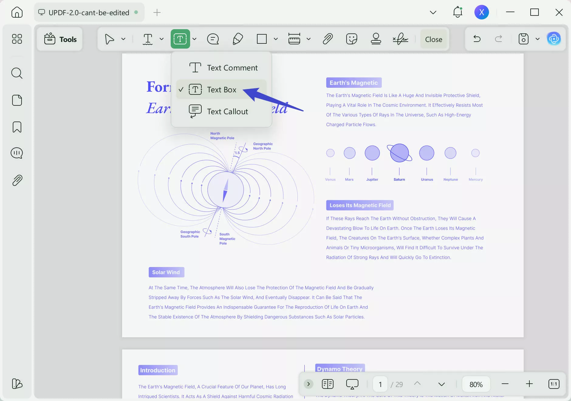 how to annotate pdf text box