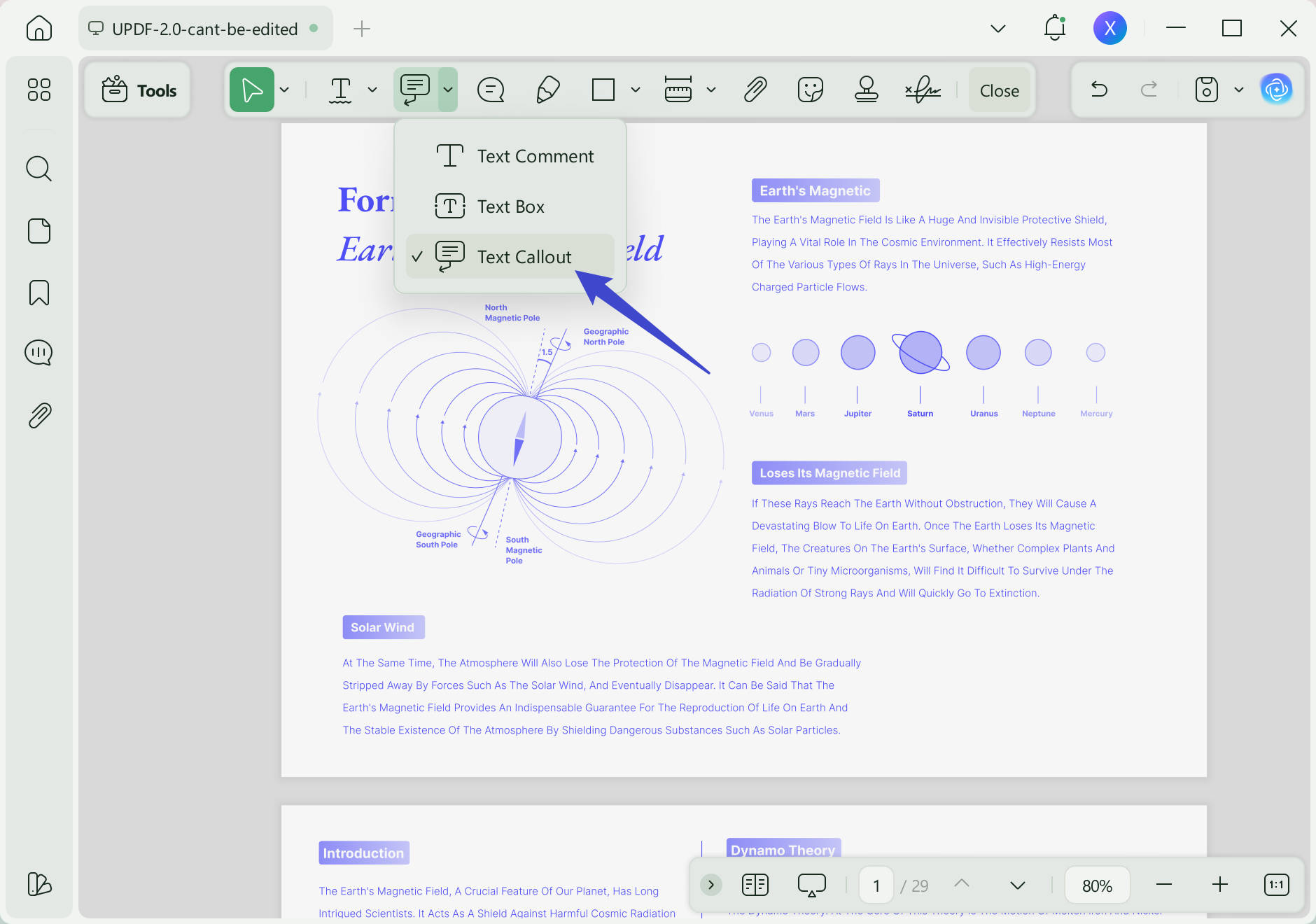 how to annotate pdf text callout