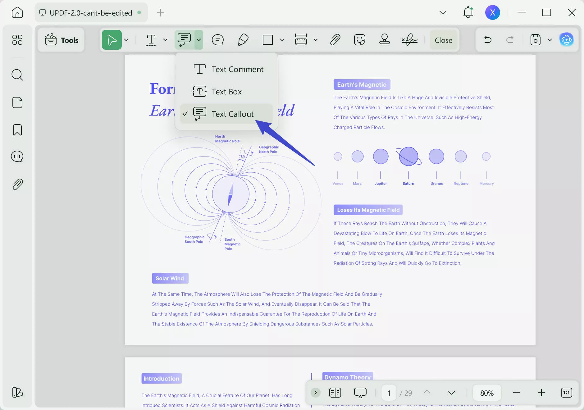 how to annotate pdf text callout